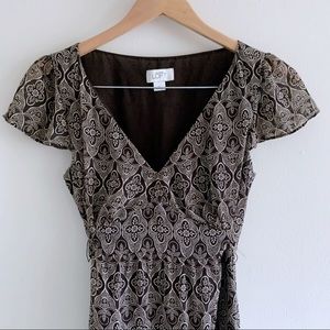 Loft Accent Bodice Empire Waist Dress